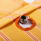 The Inflatable Beach Pillow in Bistro Papaya Stripe by Business & Pleasure Co.
