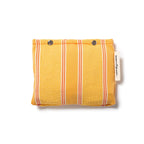 The Inflatable Beach Pillow in Bistro Papaya Stripe by Business & Pleasure Co.