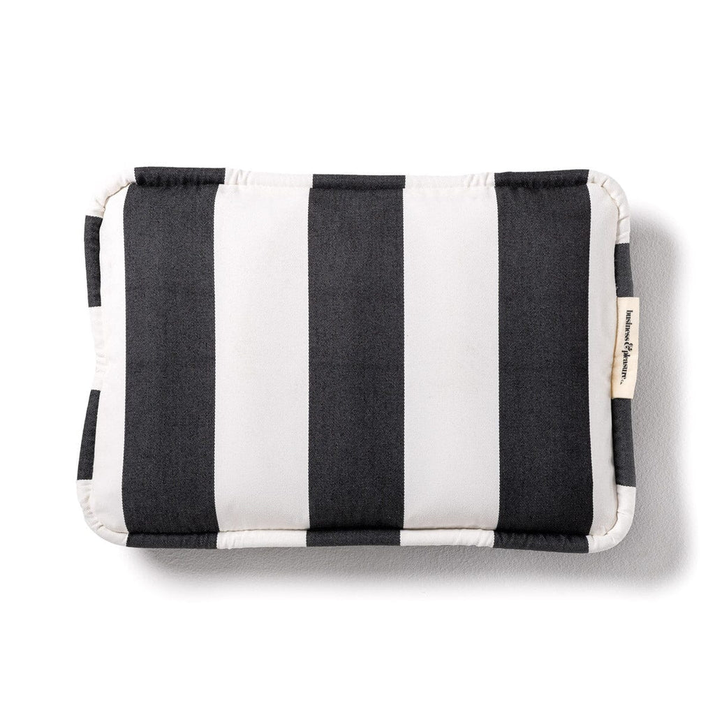 The Inflatable Beach Pillow in Crew Vintage Black Stripe by Business & Pleasure Co.