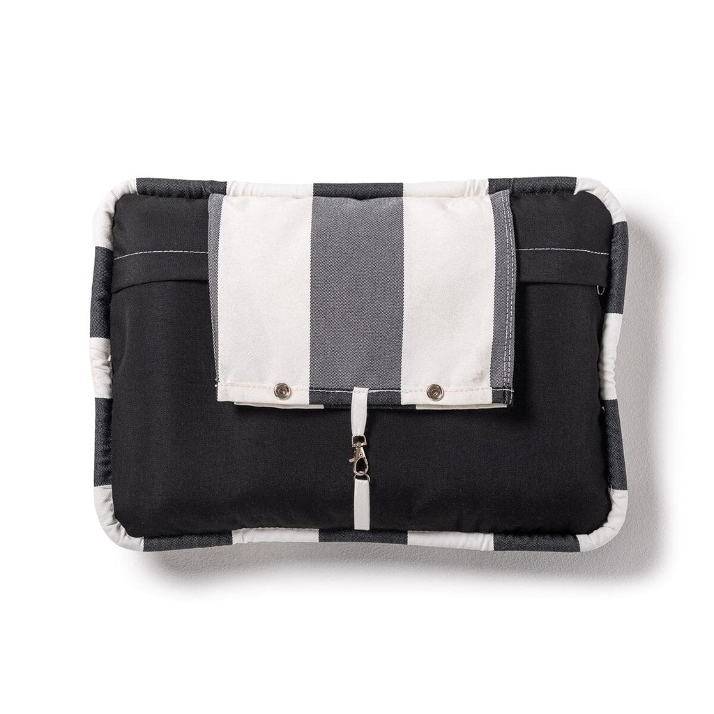 The Inflatable Beach Pillow in Crew Vintage Black Stripe by Business & Pleasure Co.