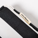 The Inflatable Beach Pillow in Crew Vintage Black Stripe by Business & Pleasure Co.