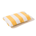 The Inflatable Beach Pillow - Crew Mimosa Yellow Stripe by Business & Pleasure Co.
