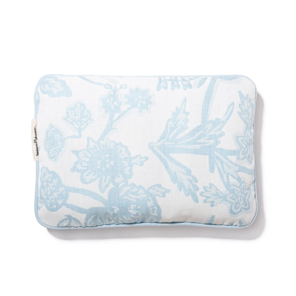 The Inflatable Beach Pillow - Hanalei Bay Blue Jacquard Inflatable Beach Pillow Business & Pleasure Co. 