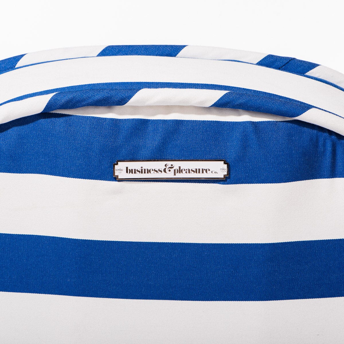 The Pool Lounger - Crew Mediterranean Blue Stripe Pool Lounger Business & Pleasure Co. 