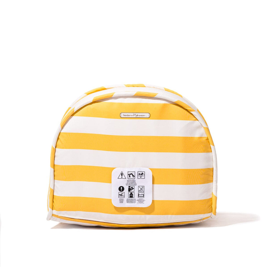 The Pool Lounger - Crew Mimosa Yellow Stripe Pool Lounger Business & Pleasure Co. 