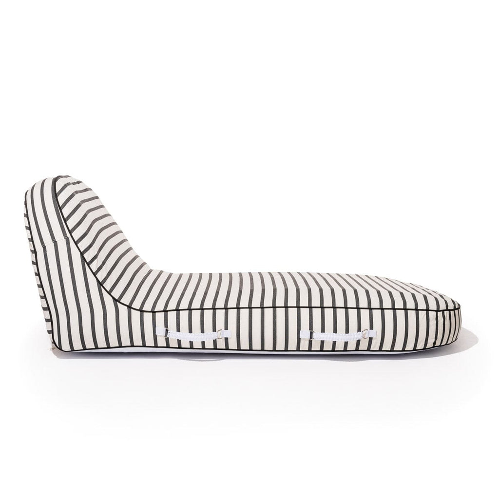The Pool Lounger - Monaco Black Stripe Pool Lounger Business & Pleasure Co 
