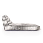 The Pool Lounger - Monaco Black Stripe Pool Lounger Business & Pleasure Co 