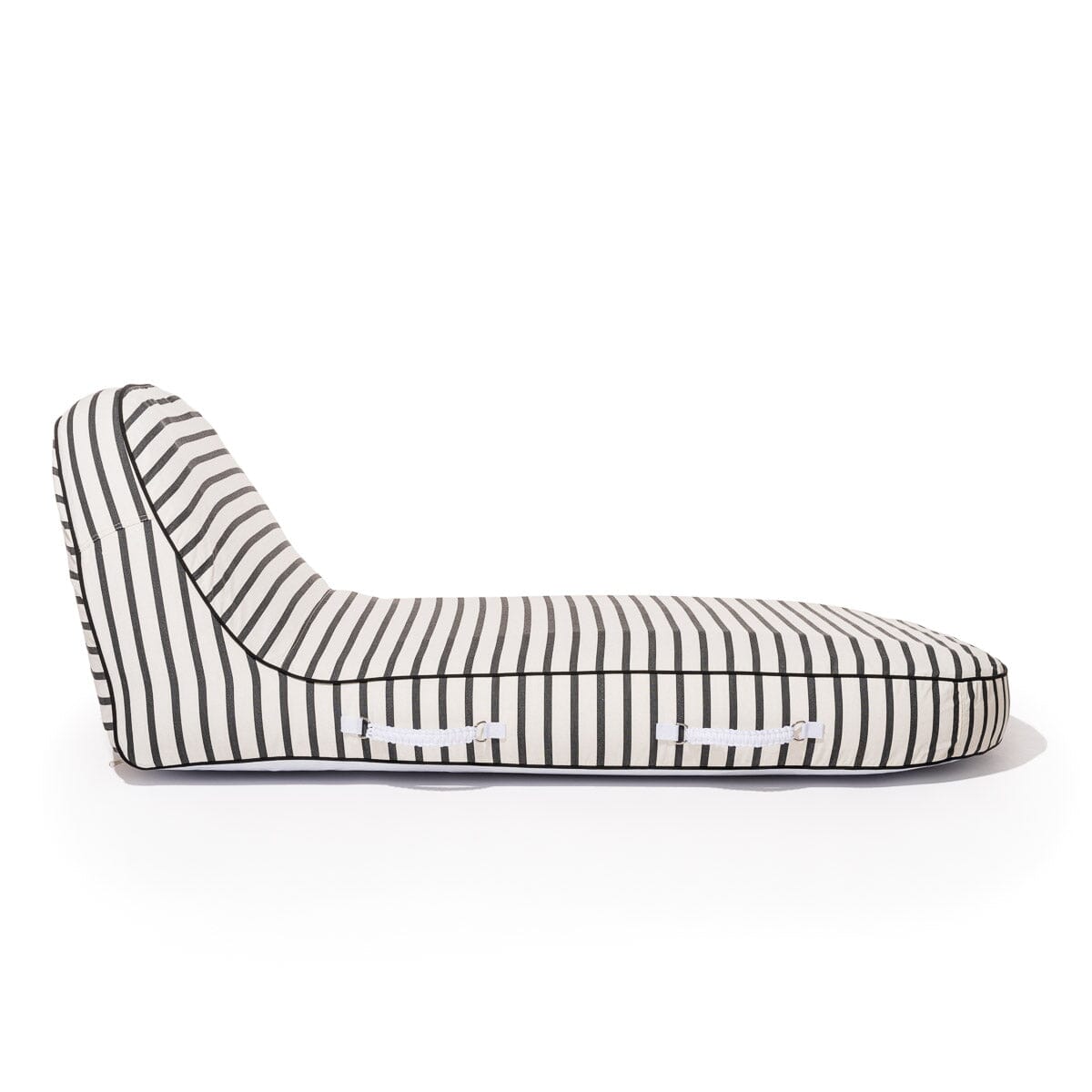 The Pool Lounger - Monaco Black Stripe Pool Lounger Business & Pleasure Co 