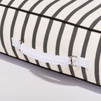 The Pool Lounger - Monaco Black Stripe Pool Lounger Business & Pleasure Co 