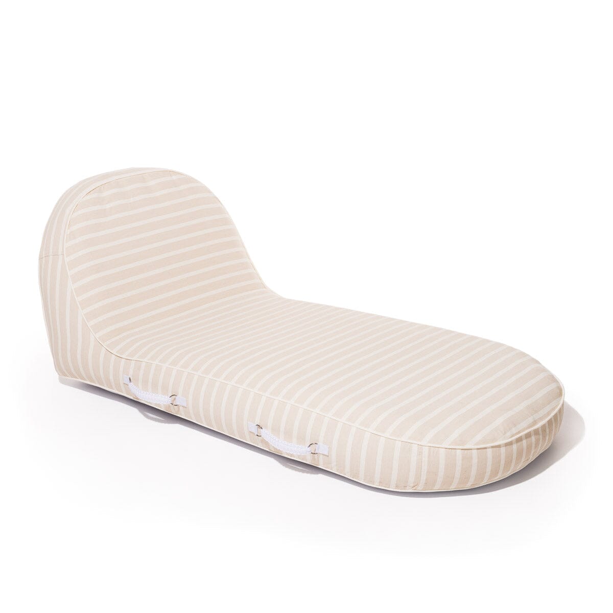 The Pool Lounger - Monaco Natural Stripe Pool Lounger Business & Pleasure Co 