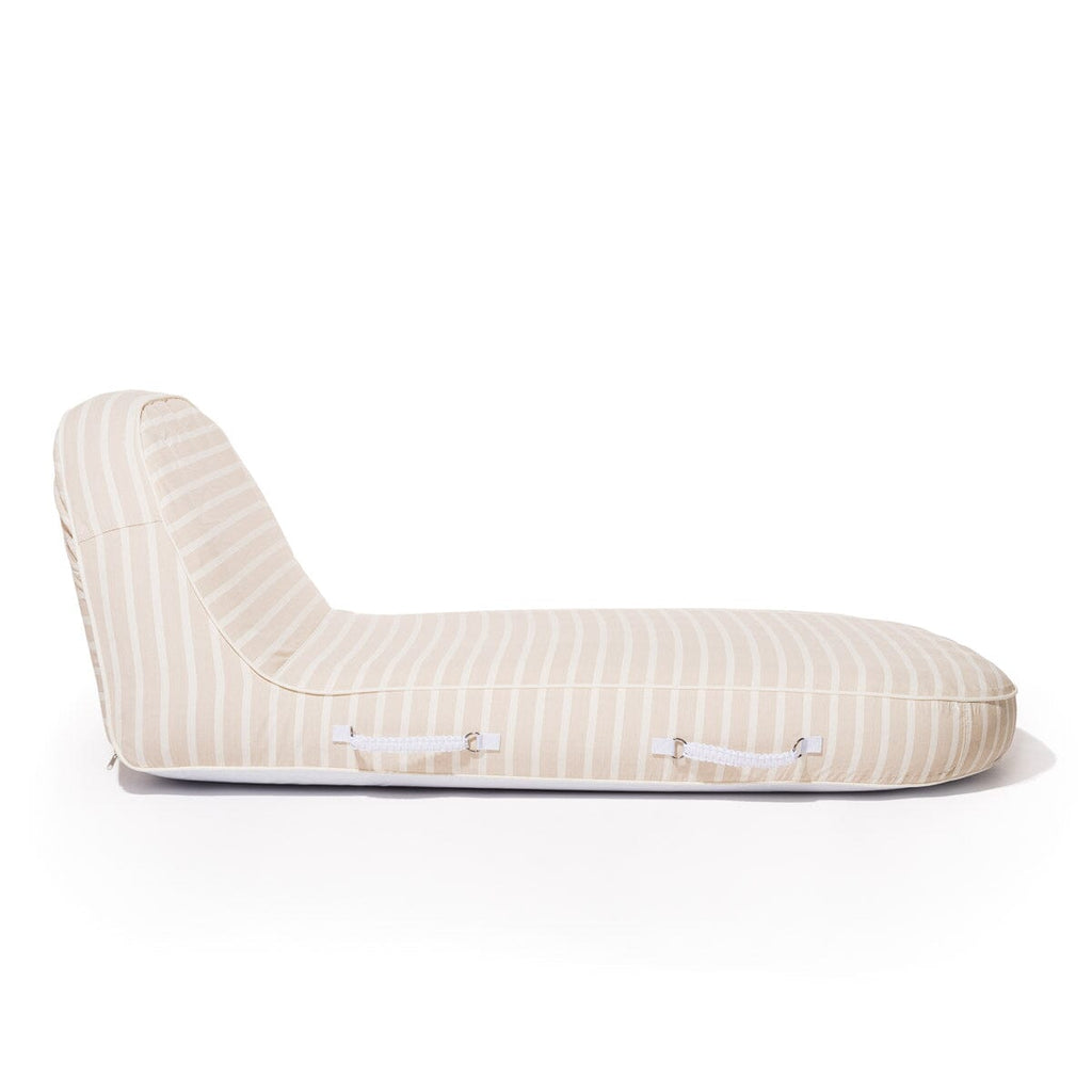 The Pool Lounger - Monaco Natural Stripe Pool Lounger Business & Pleasure Co 