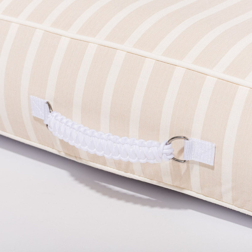The Pool Lounger - Monaco Natural Stripe Pool Lounger Business & Pleasure Co 