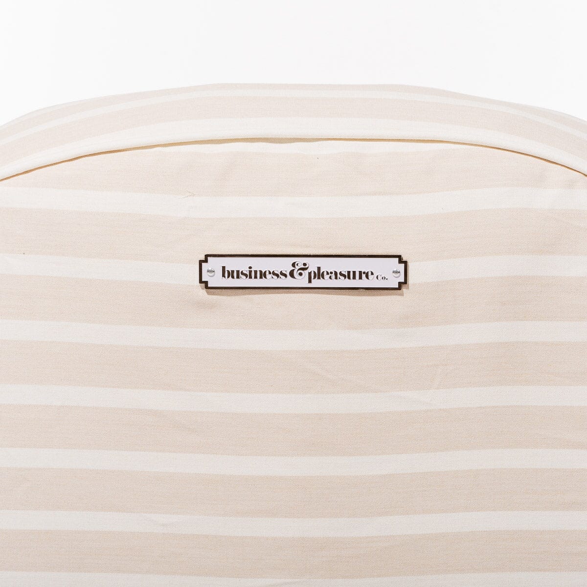 The Pool Lounger - Monaco Natural Stripe Pool Lounger Business & Pleasure Co 