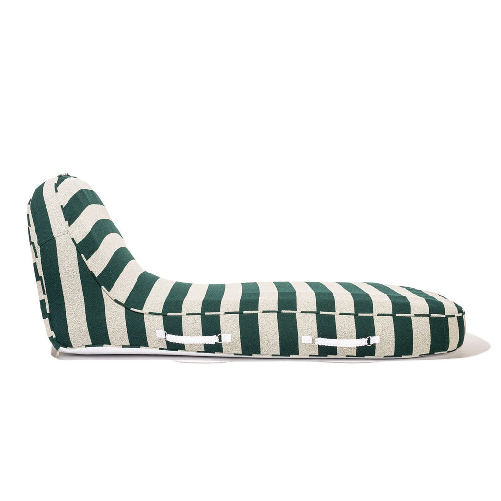 The Pool Lounger - Terry Green Stripe Pool Lounger Business & Pleasure Co. 