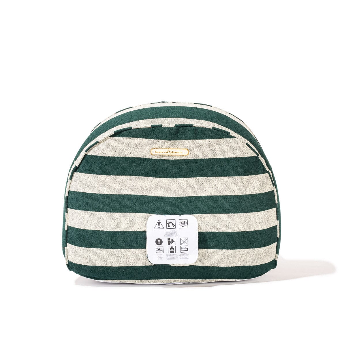 The Pool Lounger - Terry Green Stripe Pool Lounger Business & Pleasure Co. 