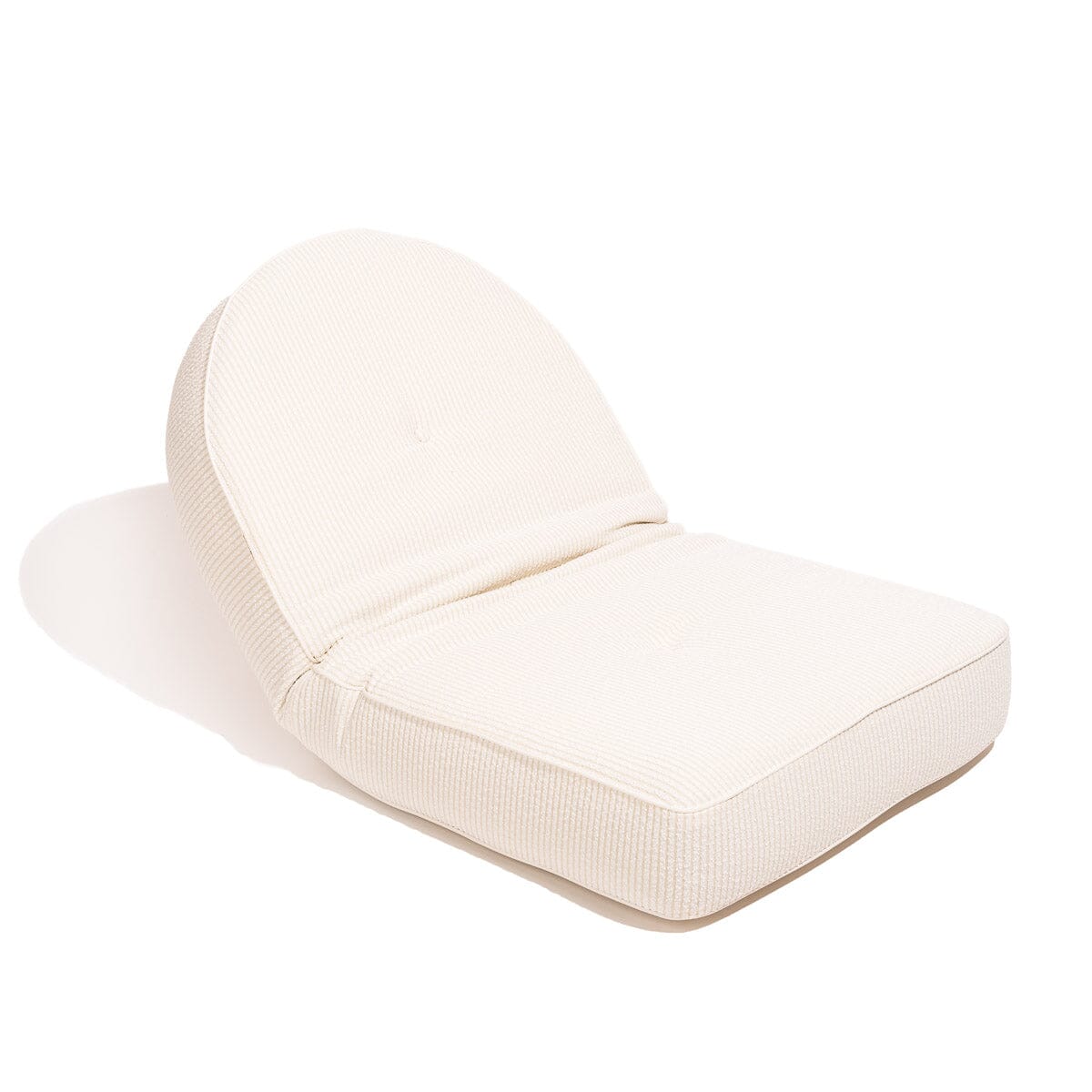 The Reclining Pillow Lounger - Corduroy Antique White Reclining Lounger Business & Pleasure Co 
