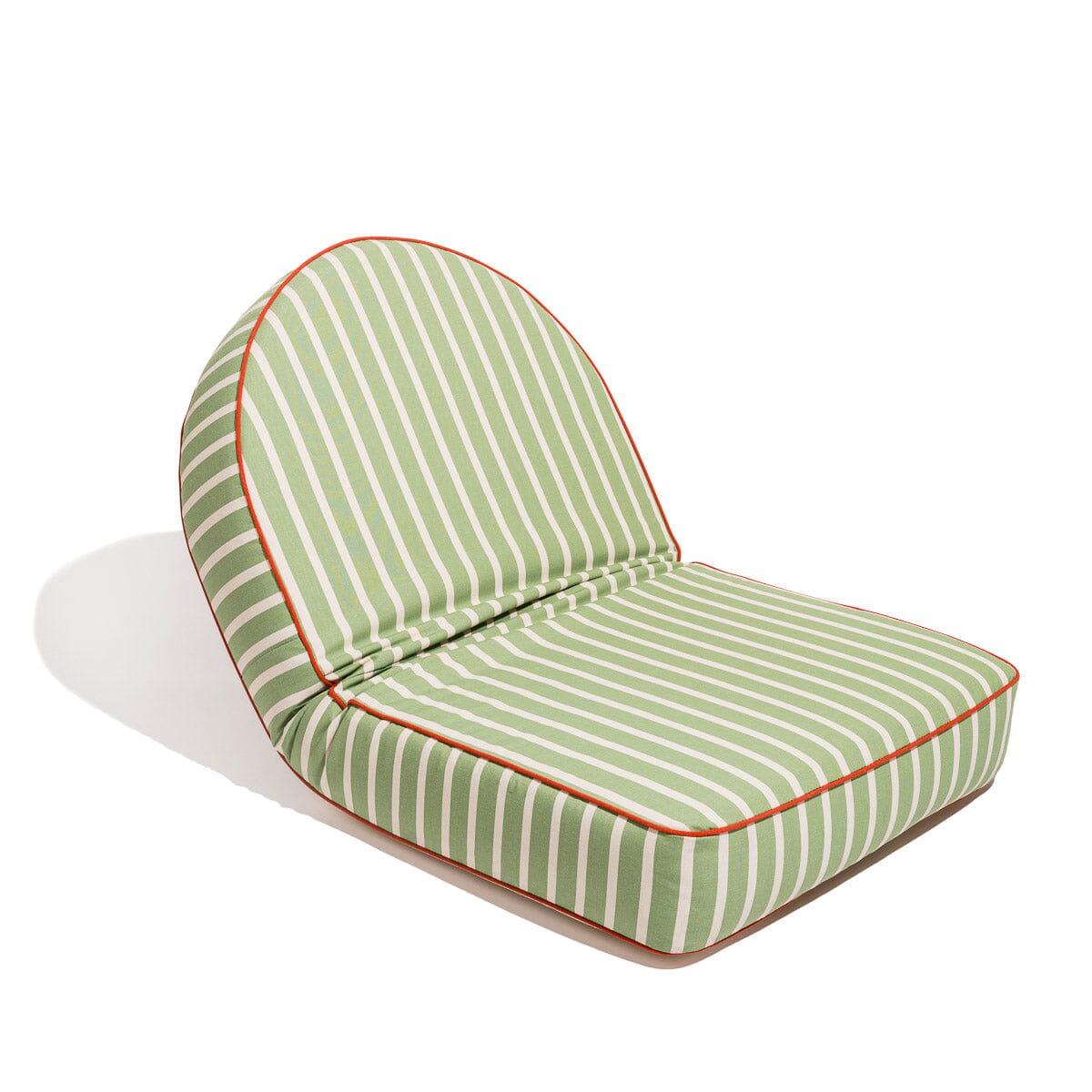 The Reclining Pillow Lounger - Elsa Stripe Reclining Lounger Business & Pleasure Co 