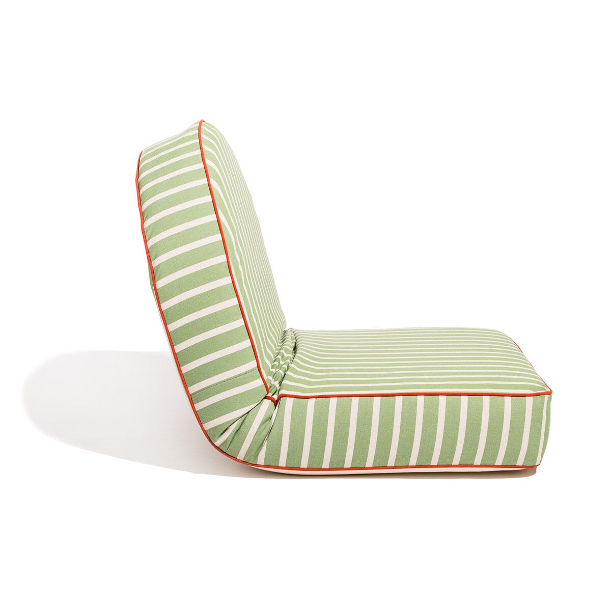 The Reclining Pillow Lounger - Elsa Stripe Reclining Lounger Business & Pleasure Co 