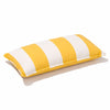 Swatch for The Rectangle Throw Pillow - Crew Mimosa Yellow Stripe