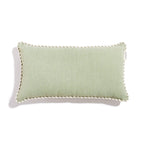 The Rectangle Throw Pillow - Jade Green