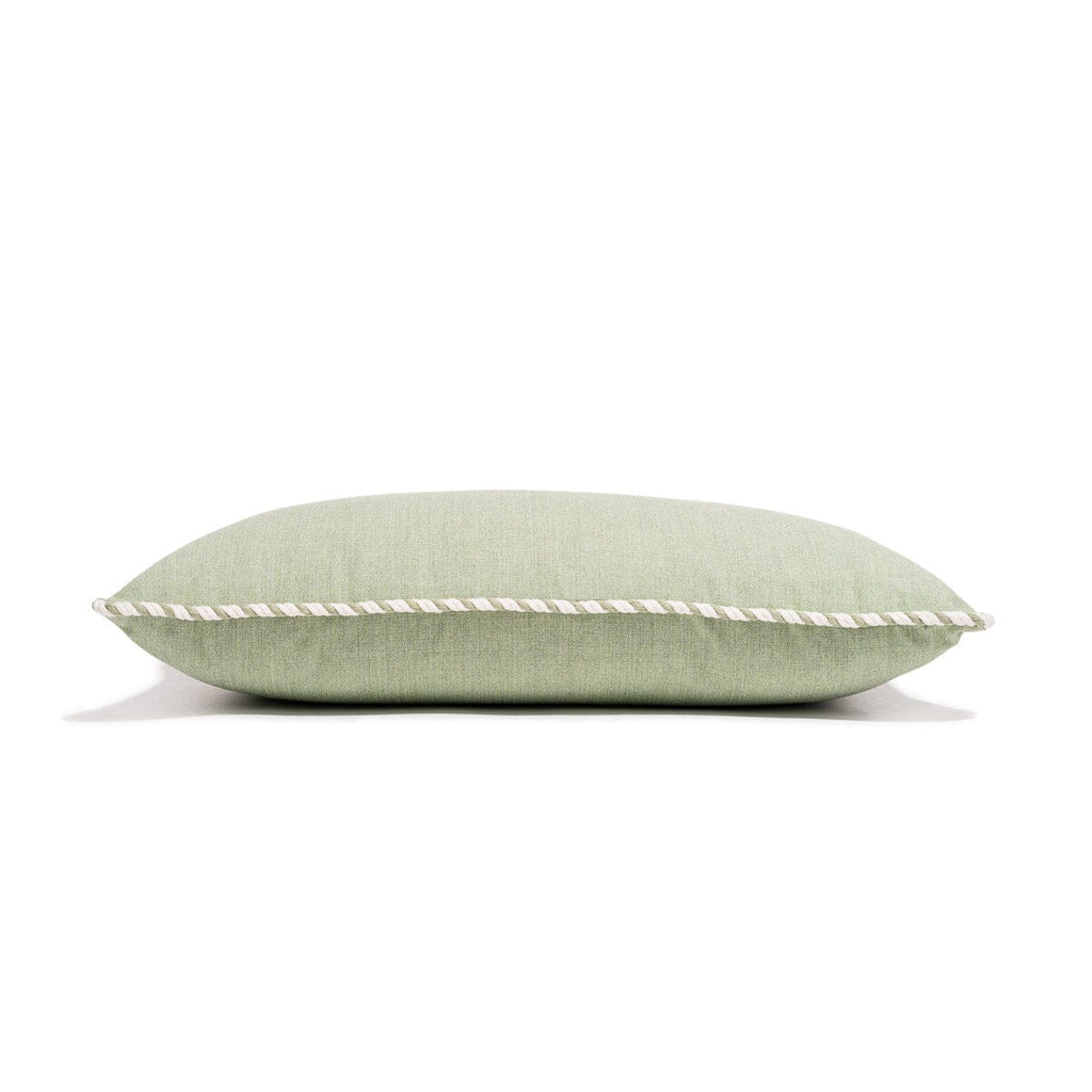The Rectangle Throw Pillow - Jade Green