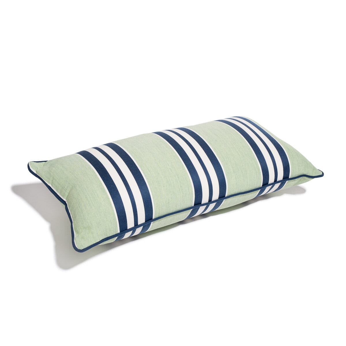 Product image of The Rectangle Throw Pillow x Julia Berolzheimer in Green Stripes B&P Co. x Julia Berolzheimer 