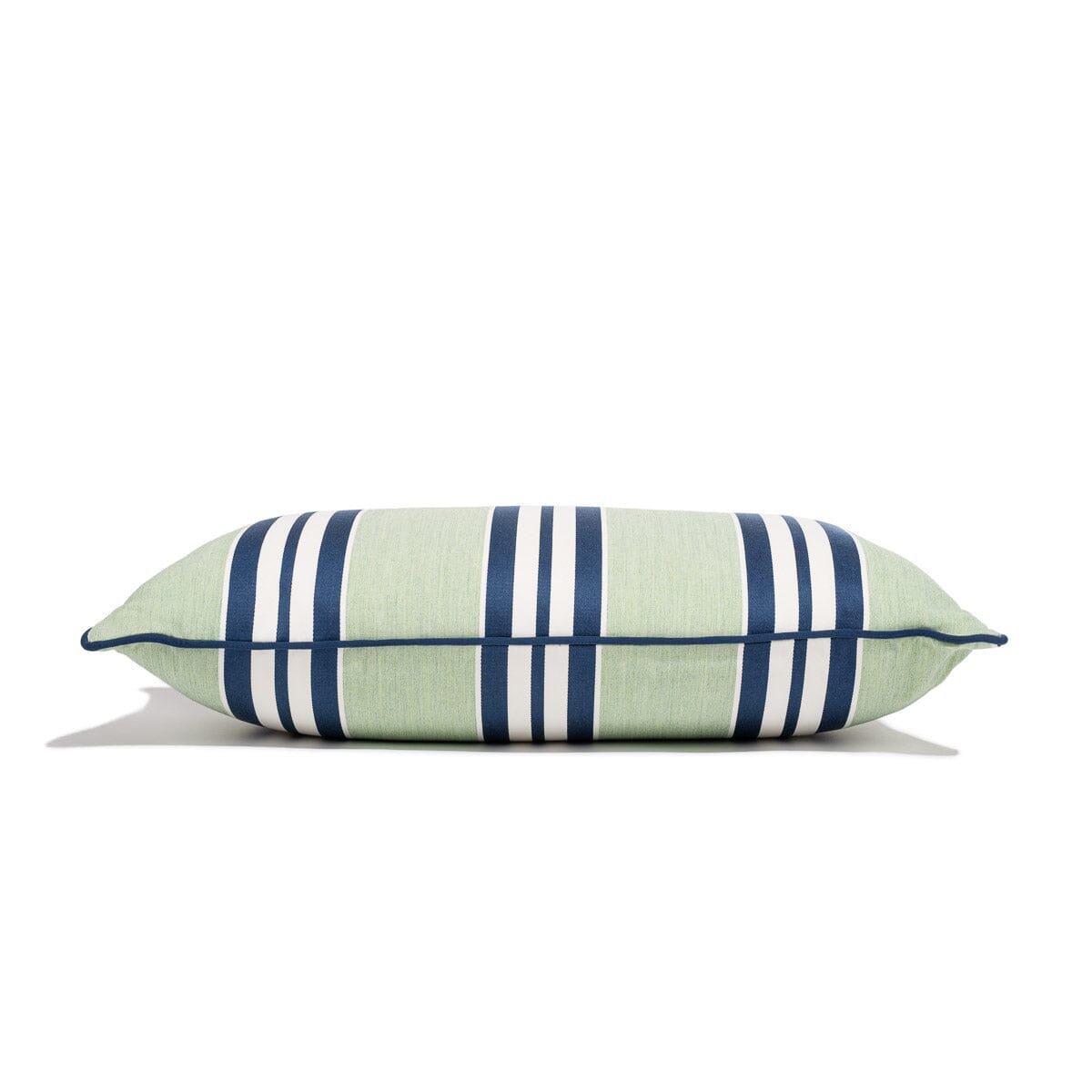 The Rectangle Throw Pillow x Julia Berolzheimer in Green Stripes B&P Co. x Julia Berolzheimer 
