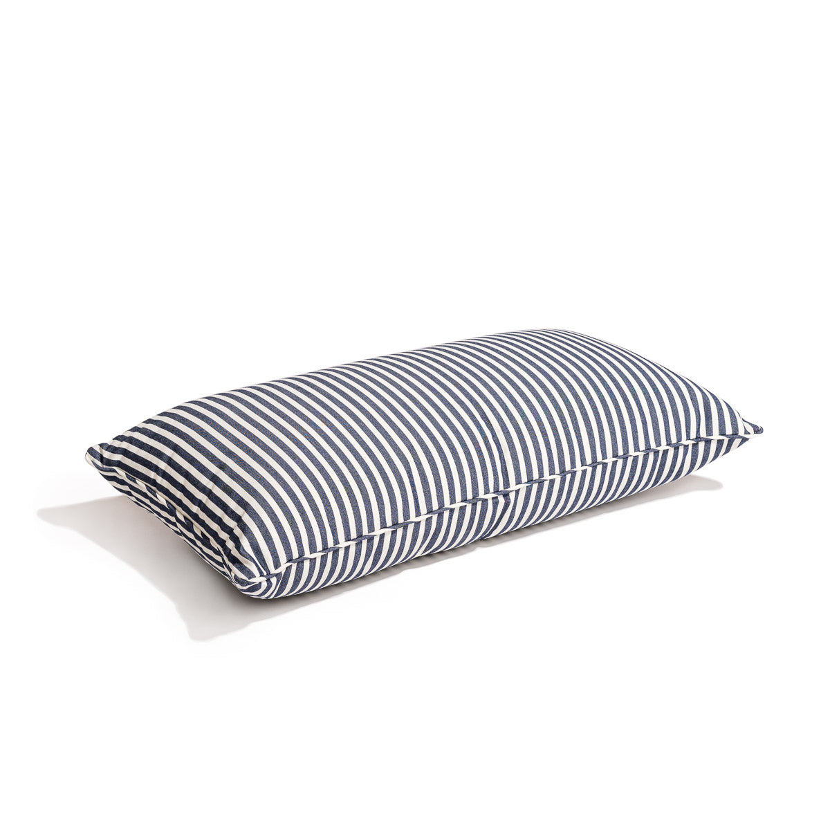 The Rectangle Throw Pillow - Lauren's Navy Stripe