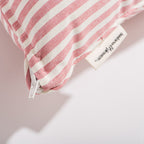 The Rectangle Throw Pillow - Lauren's Pink Stripe Rectangle Throw Pillow Business & Pleasure Co 
