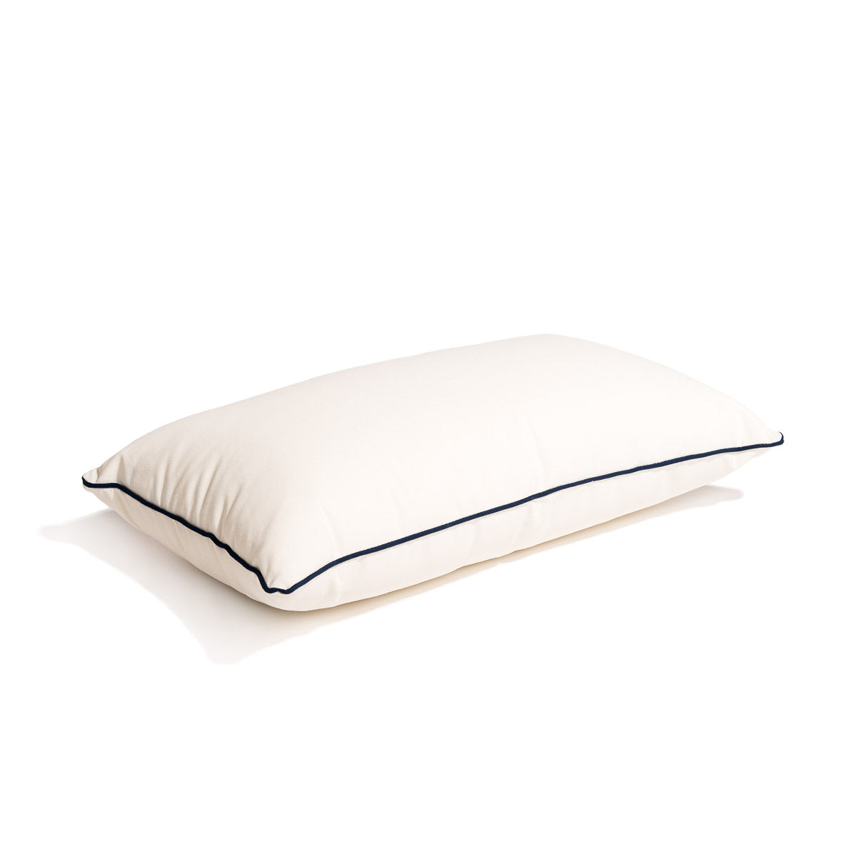 The Rectangle Throw Pillow - Rivie White Rectangle Throw Pillow Business & Pleasure Co 