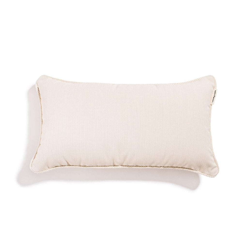 The Rectangle Throw Pillow - Sandstone Rectangle Throw Pillow Business & Pleasure Co. 
