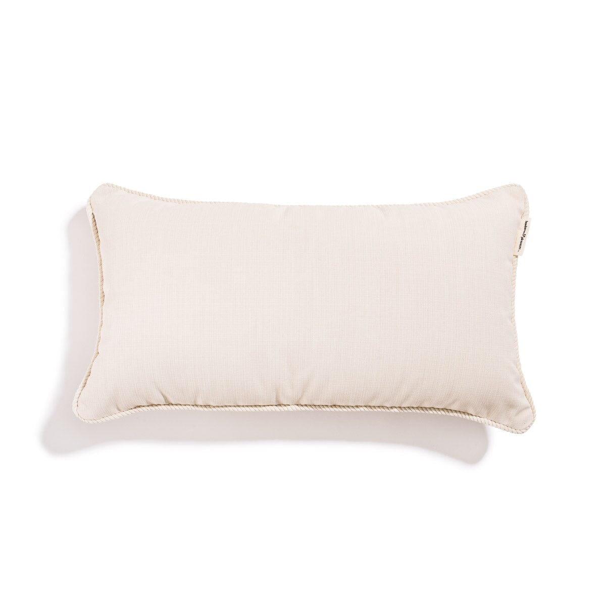 The Rectangle Throw Pillow - Sandstone Rectangle Throw Pillow Business & Pleasure Co. 