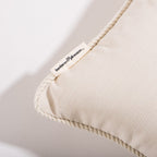 The Rectangle Throw Pillow - Sandstone Rectangle Throw Pillow Business & Pleasure Co. 