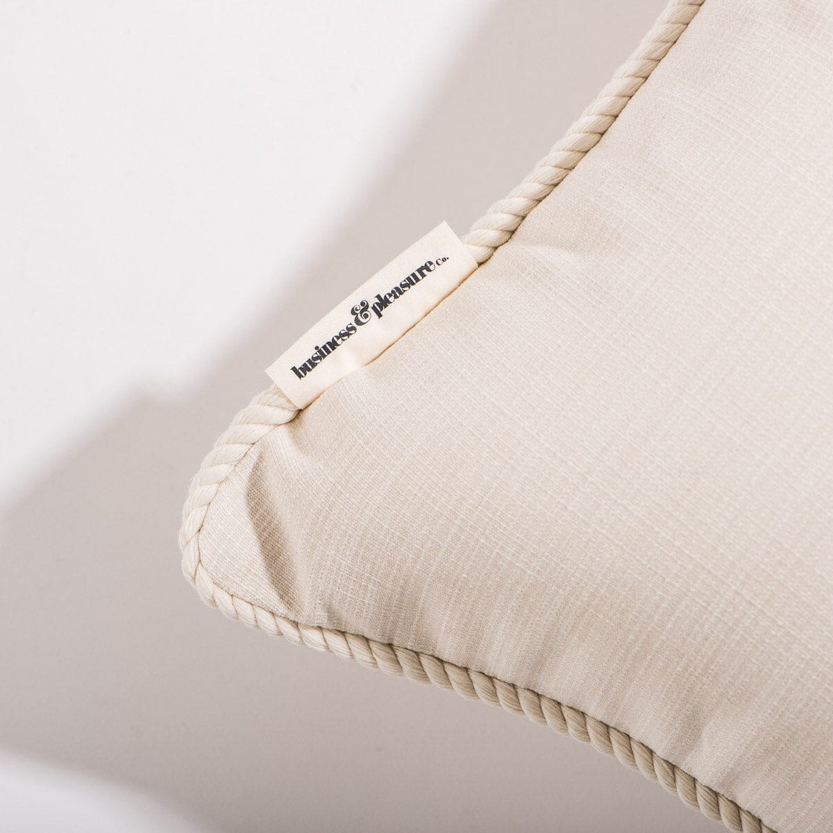 The Rectangle Throw Pillow - Sandstone Rectangle Throw Pillow Business & Pleasure Co. 