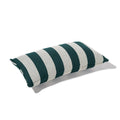 The Rectangle Throw Pillow Small Square Throw Business & Pleasure Co. Terry Green Stripe 
