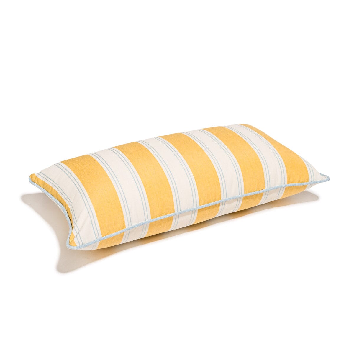 Product image of The Rectangle Throw Pillow - Tuuli Stripe Yellow Rectangle Throw Pillow Business & Pleasure Co. 
