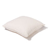 Swatch for The Euro Throw Pillow - Boucle Antique White