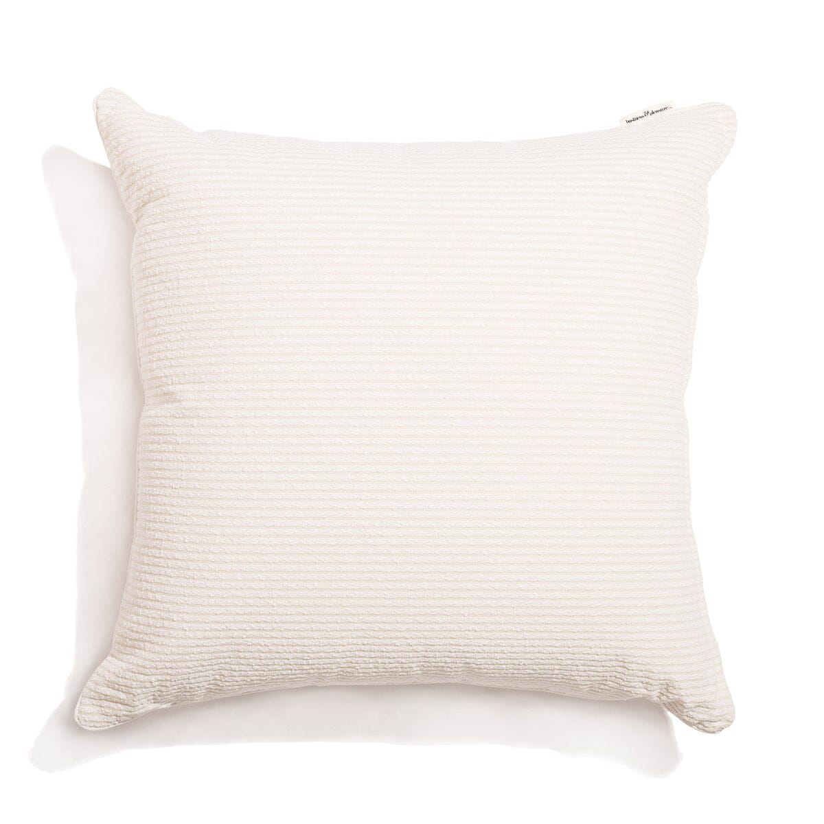 The Euro Throw Pillow - Corduroy Antique White Euro Throw Pillow Business & Pleasure Co 