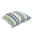 The Euro Throw Pillow x Julia Berolzheimer in Green Stripes B&P Co. x Julia Berolzheimer 