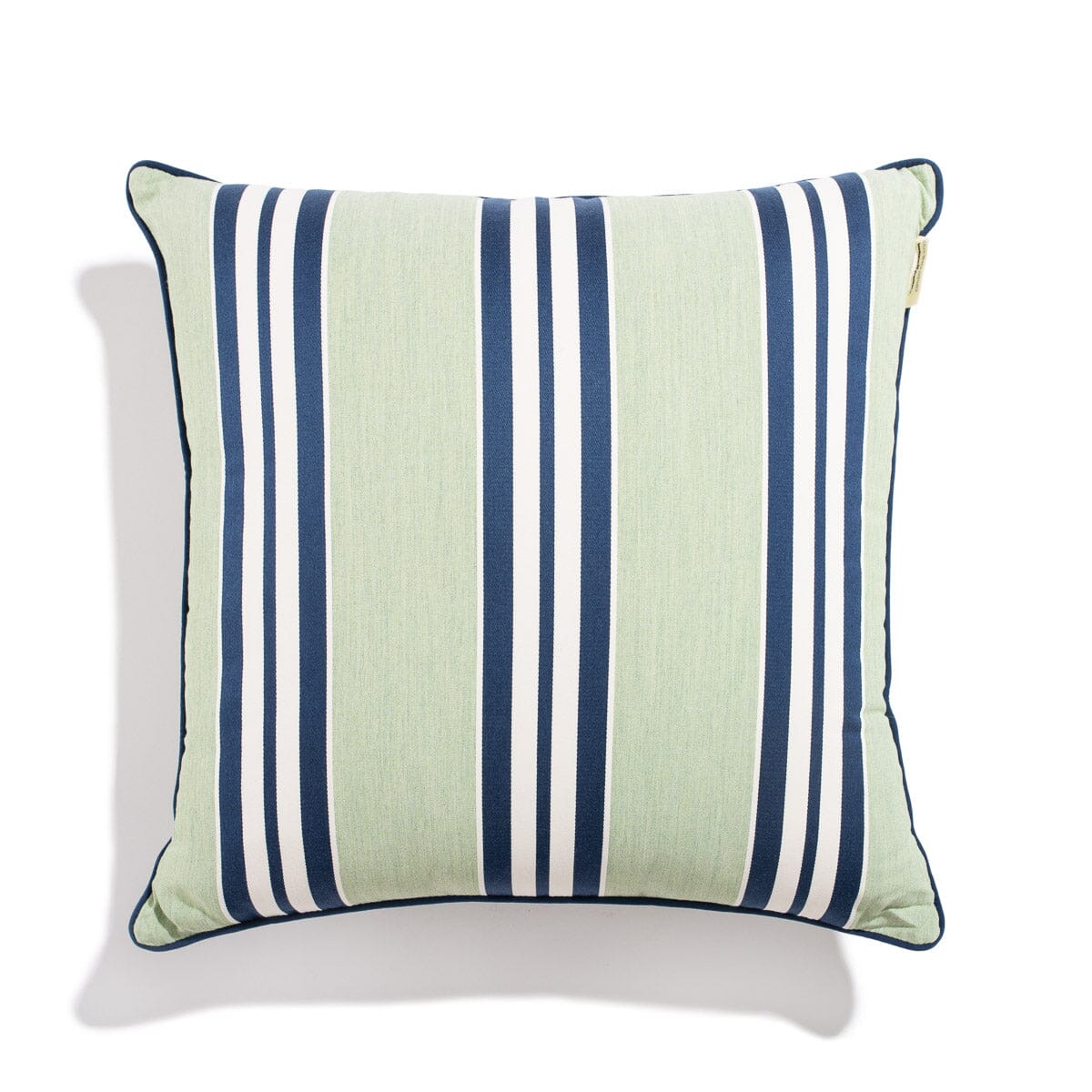 The Euro Throw Pillow x Julia Berolzheimer in Green Stripes B&P Co. x Julia Berolzheimer 