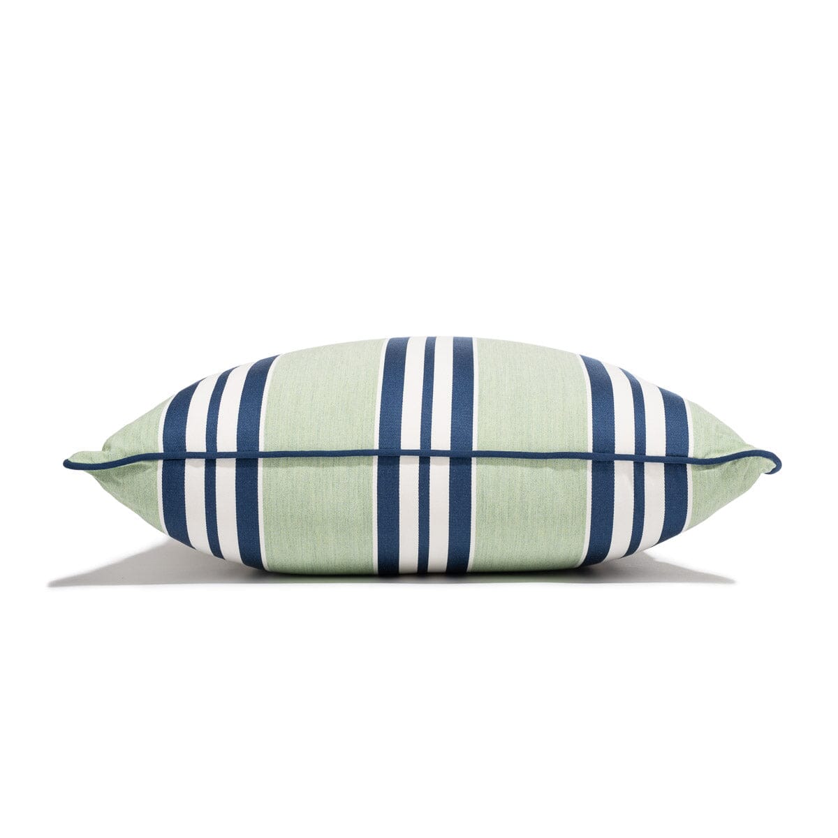 The Euro Throw Pillow x Julia Berolzheimer in Green Stripes B&P Co. x Julia Berolzheimer 