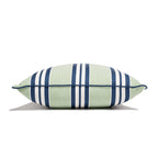 The Euro Throw Pillow x Julia Berolzheimer in Green Stripes B&P Co. x Julia Berolzheimer 