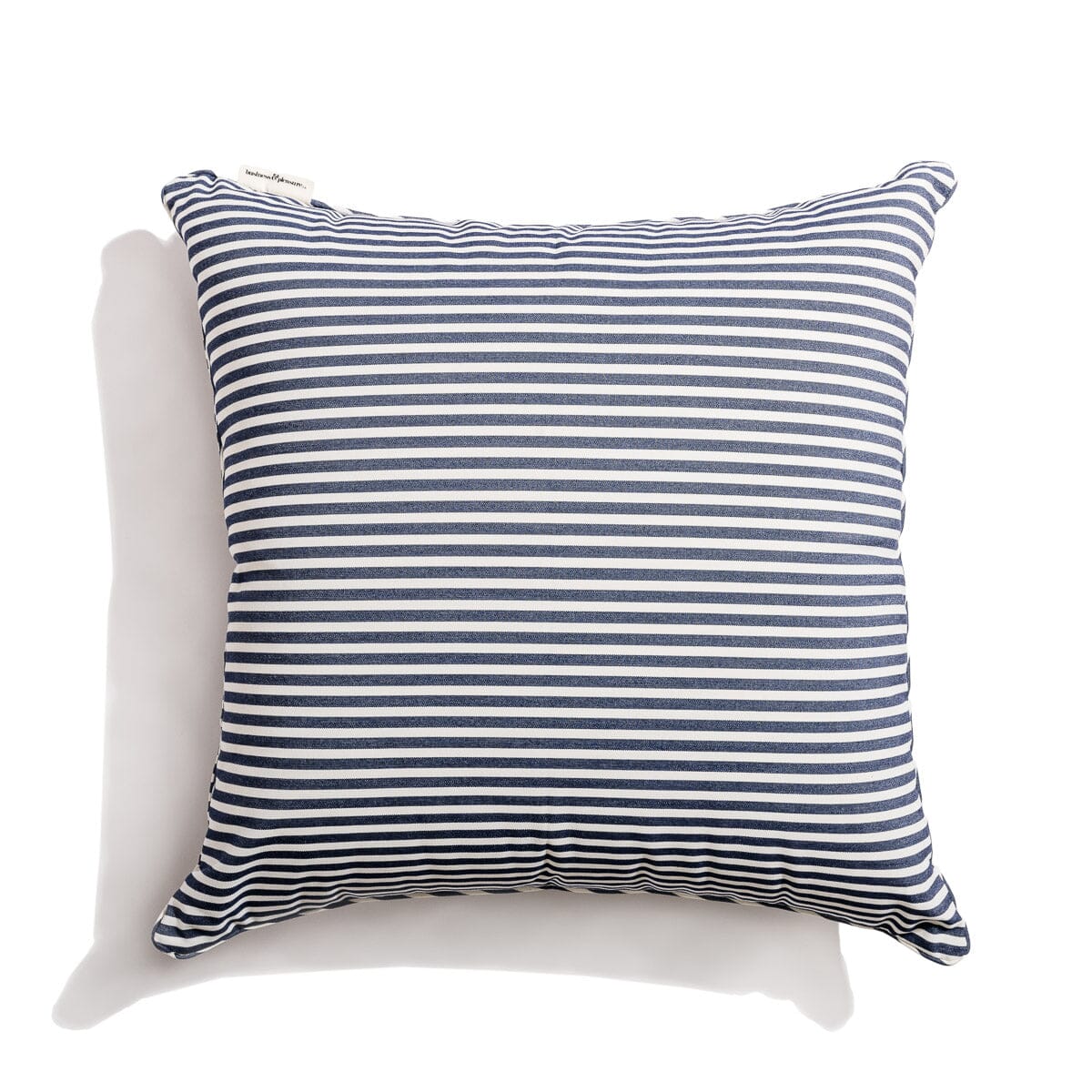 The Euro Throw Pillow - Lauren's Navy Stripe Euro Throw Pillow Business & Pleasure Co 