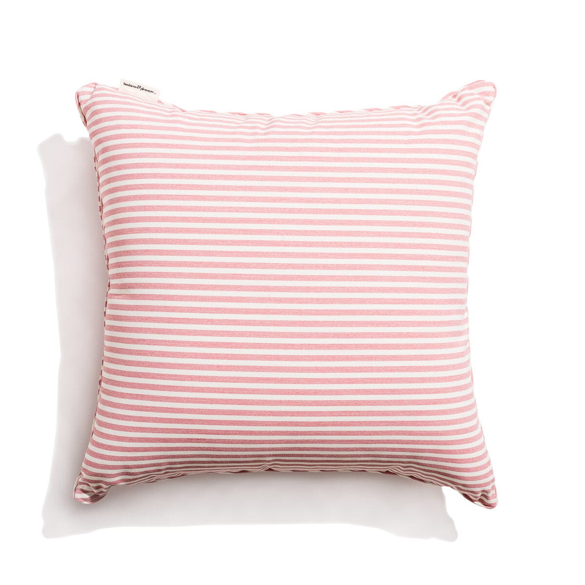 The Euro Throw Pillow - Lauren's Pink Stripe Euro Throw Pillow Business & Pleasure Co 