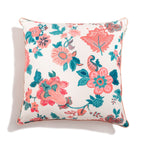 The Euro Throw Pillow - Paisley Bay Palm Pink Euro Throw Pillow Business & Pleasure Co. 