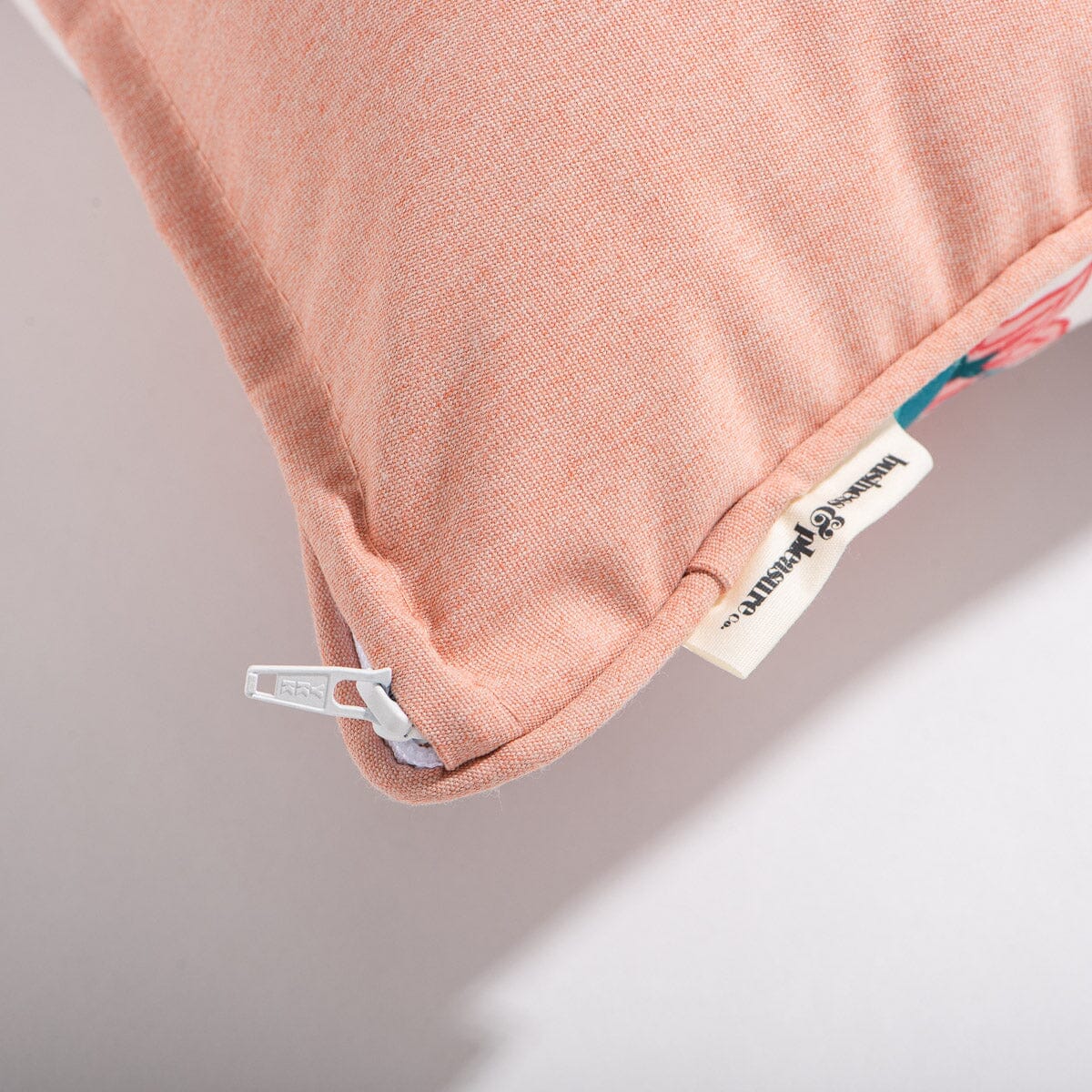 The Euro Throw Pillow - Paisley Bay Palm Pink Euro Throw Pillow Business & Pleasure Co. 