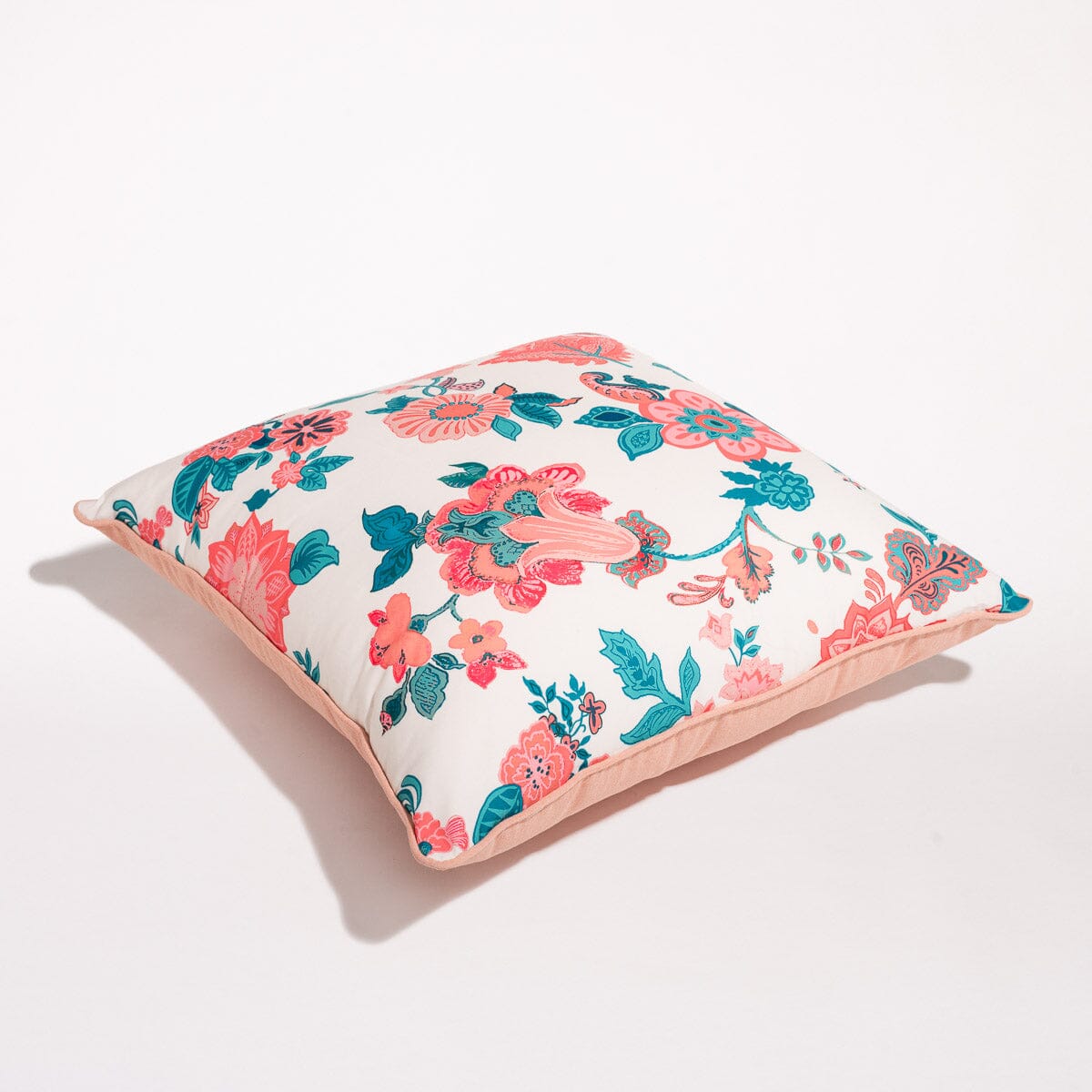 The Euro Throw Pillow - Paisley Bay Palm Pink Euro Throw Pillow Business & Pleasure Co. 