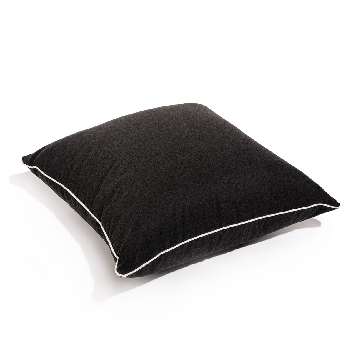 The Euro Throw Pillow - Rivie Black Euro Throw Pillow Business & Pleasure Co 