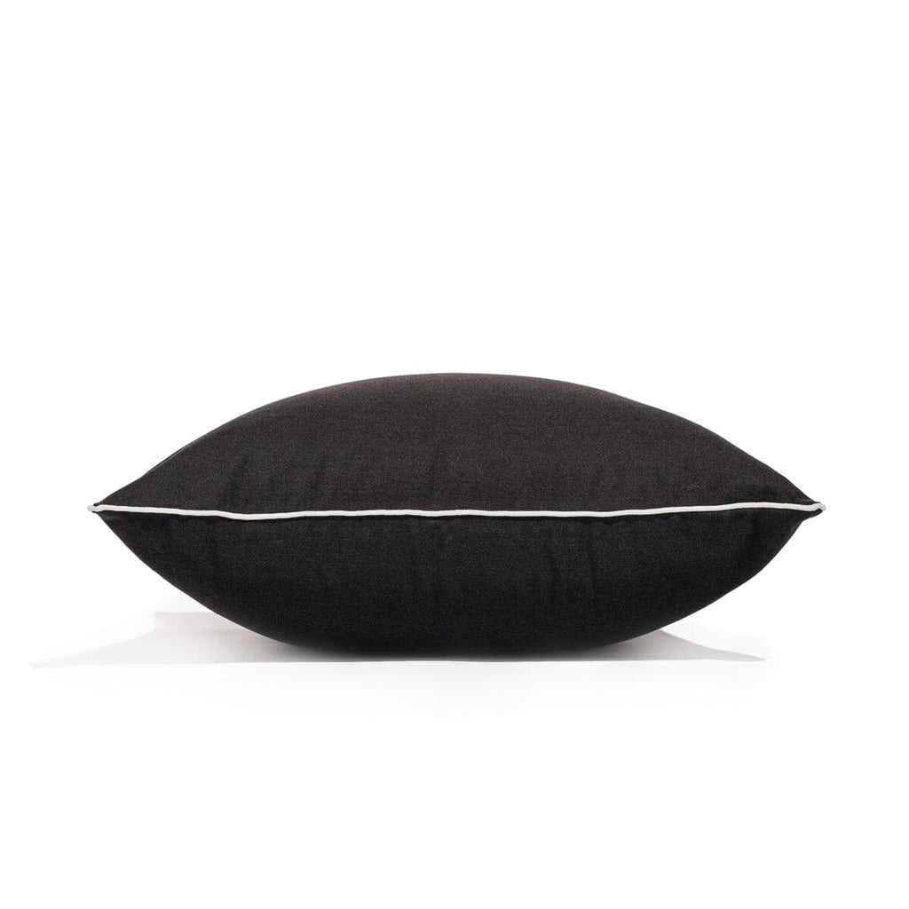The Euro Throw Pillow - Rivie Black Euro Throw Pillow Business & Pleasure Co 