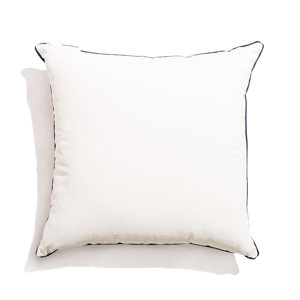 The Euro Throw Pillow - Rivie White Euro Throw Pillow Business & Pleasure Co 